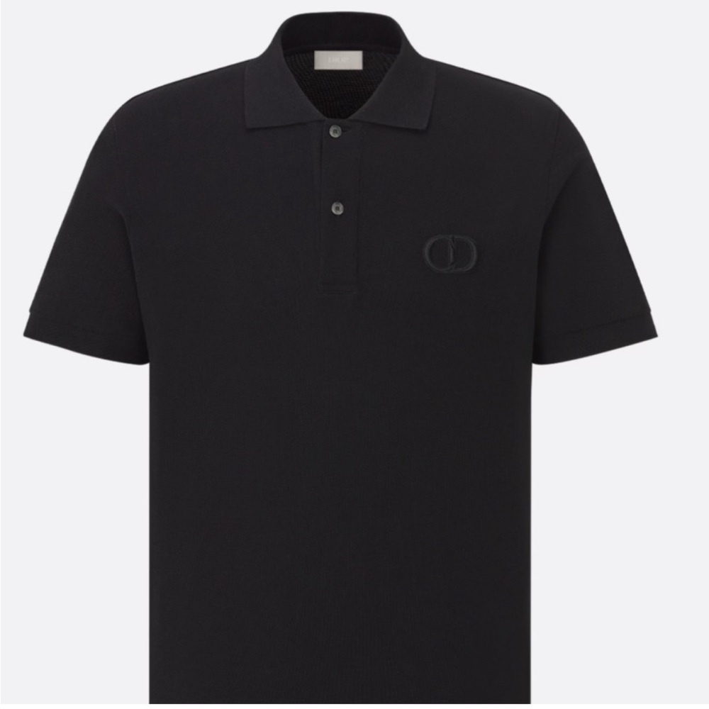 Men’s NWT Christian Dior black polo! Gift box included!! Size XXL never worn!